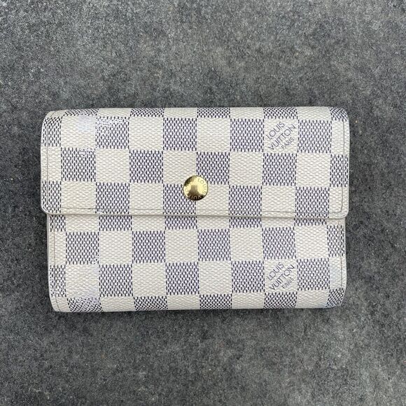 Louis Vuitton Damier Azur Alexandra Trifold Wallet